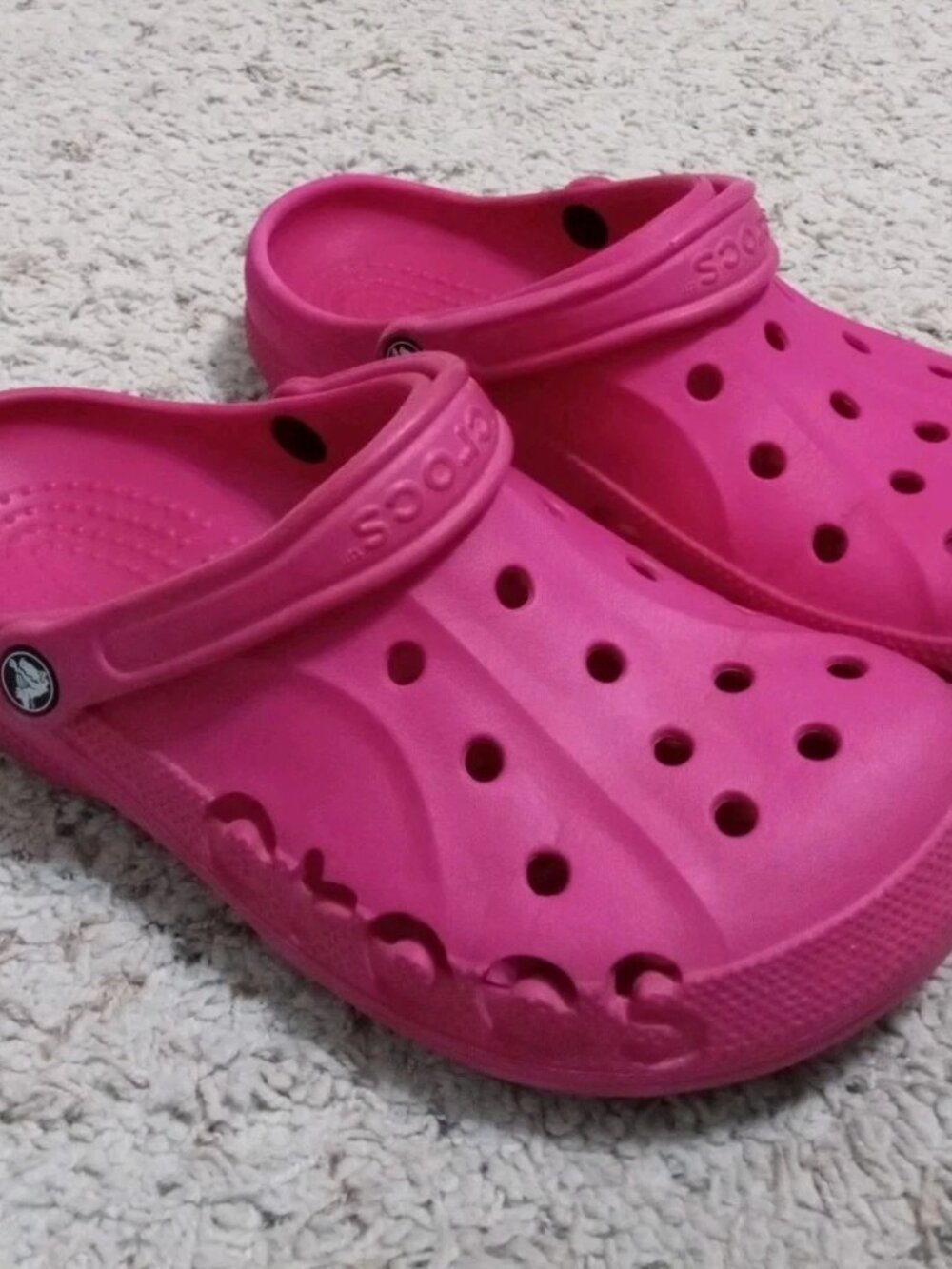Crocs Adult Baya Clogs Pink-Raspberry Women's Size 10 Men's Size 8
